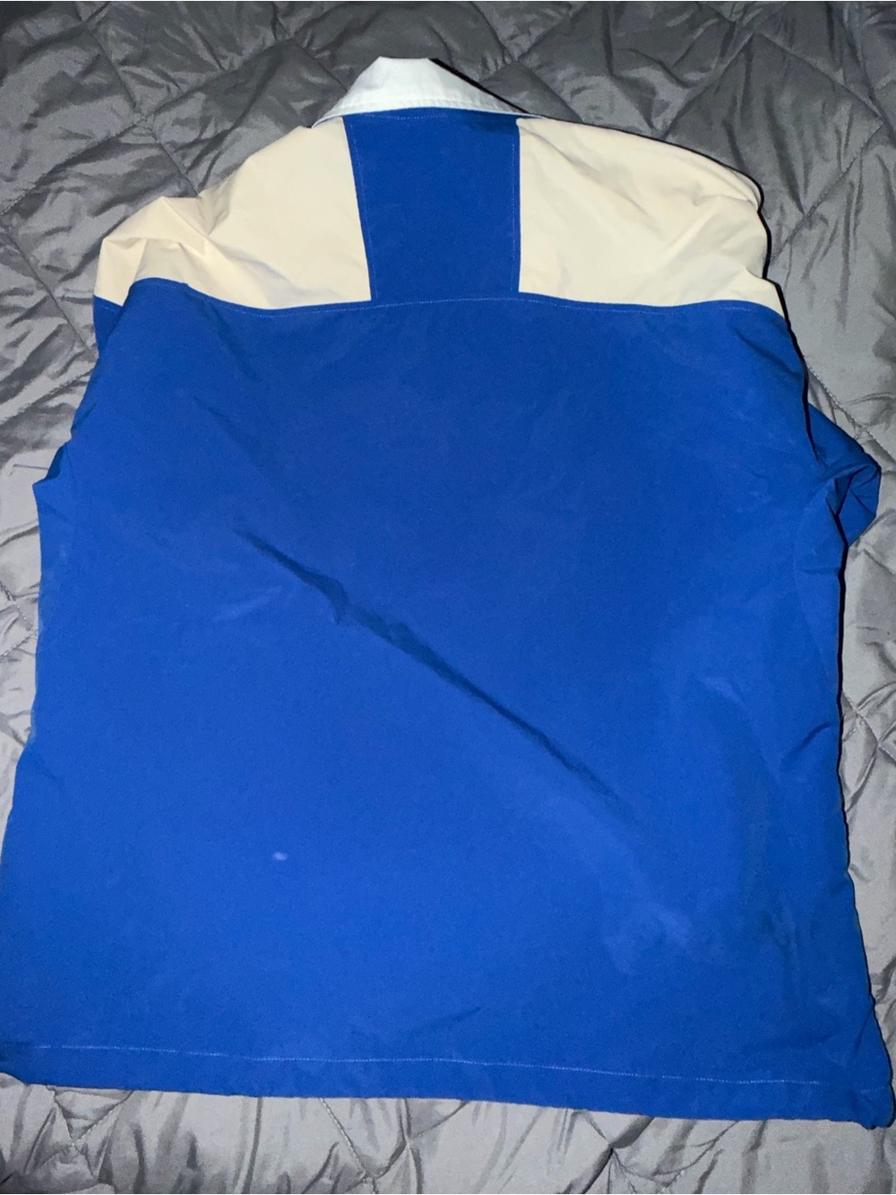 Darc Sport Blue & White Half-Zip Windbreaker - Picture 6 of 7